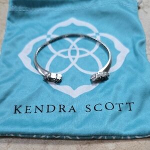 Kendra Scott Silver Druzy Cuff Bracelet